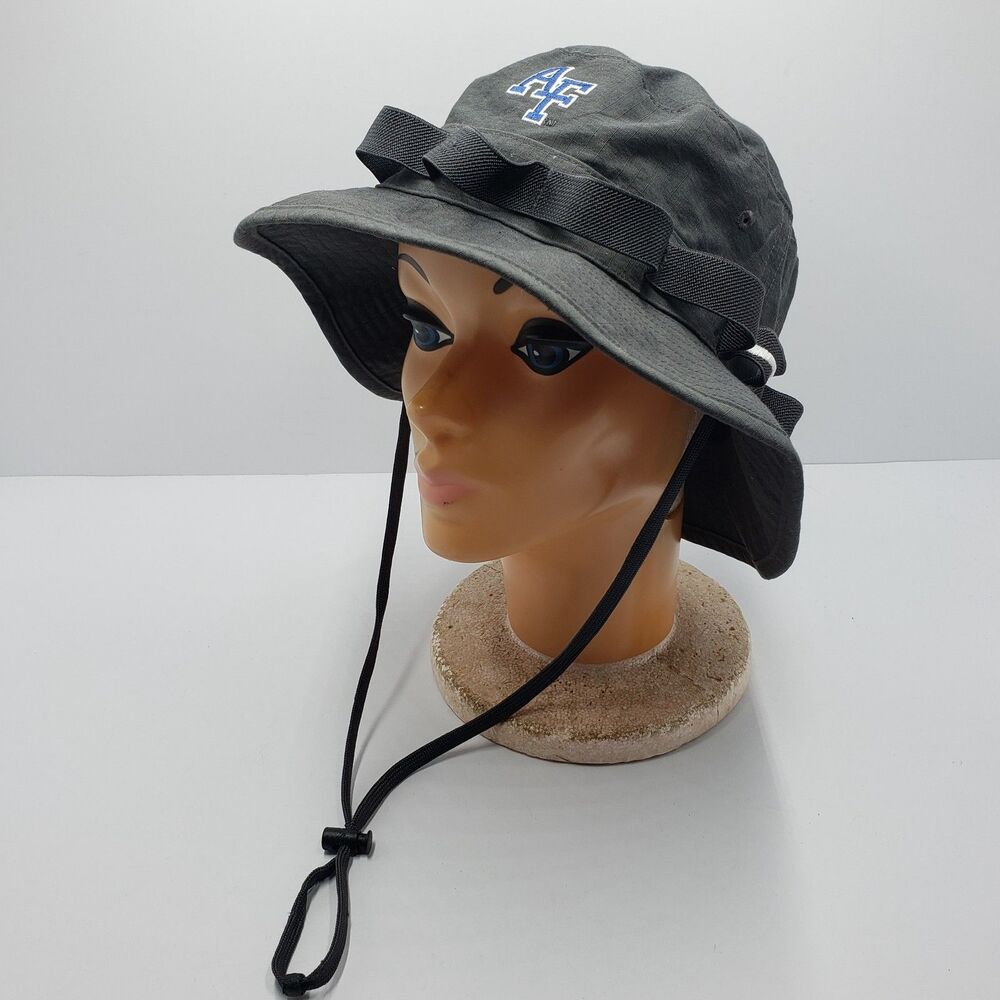 Nike Dri Fit Air Force Grey Bucket Boonie Hat Mens M/L Lightwight